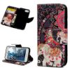 Picture of iPhone 7 Case, iPhone 8 Wallet Case PU Leather Cover Soft TPU Magnetic Closure & Kickstand Cash Credit Card Skin for iPhone 7 / iPhone 8, Elephant Totem