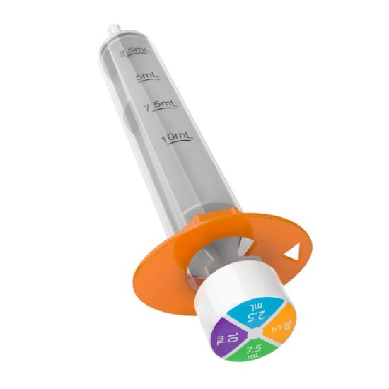 Picture of EZY DOSE Kids Baby Oral Syringe & Dispenser, True Easy Design for Liquid Medicine, Easy to Control, 10 mL/2 TSP Color Coded, BPA Free