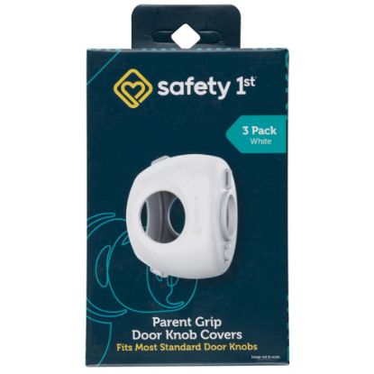 Picture of Safety 1st Parent Grip Door Knob Covers, White, One Size (Pack of 3)