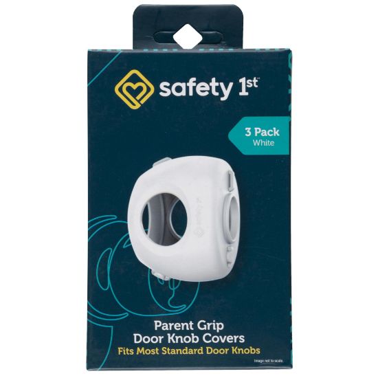 Picture of Safety 1st Parent Grip Door Knob Covers, White, One Size (Pack of 3)