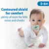Picture of Dr. Brown's HappyPaci 100% Silicone Baby Pacifier, Contoured One-Piece Design, Cool Gray, Green, Ecru, 0-6m, BPA-Free, 3 Pack