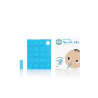 Picture of Frida Baby Nasal Aspirator Original 20 NoseFrida Filter Refills, Replacement Filters, Hygiene Filters for NoseFrida The Snotsucker, BPA Free, Latex Free