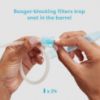 Picture of Frida Baby Nasal Aspirator Original 20 NoseFrida Filter Refills, Replacement Filters, Hygiene Filters for NoseFrida The Snotsucker, BPA Free, Latex Free
