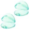 Picture of Accmor Pacifier Case, Pacifier Holder Case, Pacifier Container for Travel, BPA Free,Transparent Green, 2 Pack