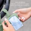 Picture of Ubbi On-the-Go Diaper Bag Dispenser for Travel, Retractable Must Have for Newborns, Helpful Baby Accessory, Sage Green