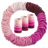 Picture of 200PCS Elastic Hair Ties, No Crease Hair Small Ponytail Holders for Kids Girls Baby Toddler, Pink