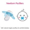 Picture of MAM Start Newborn Pacifiers (2 pack, 1 Sterilizing Pacifier Case), Newborn Baby Girl Pacifiers, Best Pacifier for Breastfed Babies, Self Sterilizing Baby Pacifier Case, Baby Pacifiers, 1-Set
