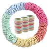 Picture of 200PCS Elastic Hair Ties, No Crease Hair Small Ponytail Holders for Kids Girls Baby Toddler, Pastal Color