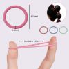 Picture of 200PCS Elastic Hair Ties, No Crease Hair Small Ponytail Holders for Kids Girls Baby Toddler, Pastal Color