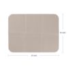 Picture of Ubbi On-The-Go Diaper Changing Baby Mat, Soft and Comfortable Diaper Bag Accessory Must Have for Newborns, Easy to Clean, Portable Folding Pad, Baby Traveling Accessories, Taupe