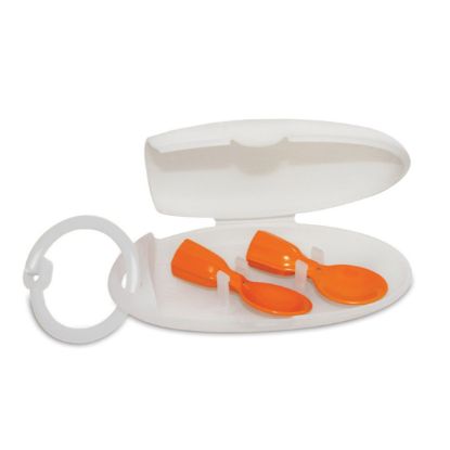 Picture of Infantino Couple a Spoons, Baby Food Pouch Toppers with Travel Case, No-Leak Spoons for Baby Puree Food, 2-Pack