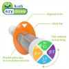 Picture of EZY DOSE Kids Baby Oral Syringe & Dispenser with Cleaning Brush, True Easy Design for Liquid Medicine, Easy to Control, 10 mL/2 TSP Color Coded, BPA Free, Made in the USA