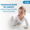 Picture of Dr. Brown's HappyPaci 100% Silicone Baby Pacifier, Contoured One-Piece Design, White, Pink, Light Pink, 0-6m, BPA-Free, 3 Pack