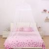 Picture of Mosquito Net Canopy Netting Canopy Lace Dome Bed Canopy Easy Installation Hanging Bed Curtains for 2.2 M or Less Size Bed 1PC (White)