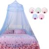 Picture of Mosquito Net Canopy Netting Canopy Lace Dome Bed Canopy Easy Installation Hanging Bed Curtains for 2.2 M or Less Size Bed 1PC (White)