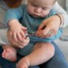 Picture of Dr. Brown's Safe Squeeze Nail Scissors with Rounded Blade Tip and 100% Silicone Handle for Infant & Baby