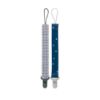 Picture of Nuby Pacifinder Baby Pacifier Clip - (2-Pack) - Pacifier Holder Clip with Convenient Hook Loop - Gray Plaid and Blue Stars