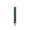 Picture of Nuby Pacifinder Baby Pacifier Clip - (2-Pack) - Pacifier Holder Clip with Convenient Hook Loop - Gray Plaid and Blue Stars