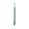 Picture of Nuby Pacifinder Baby Pacifier Clip - (2-Pack) - Pacifier Holder Clip with Convenient Hook Loop - Blue Dots and Green Dino
