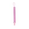 Picture of Nuby Pacifinder Baby Pacifier Clip - (2-Pack) - Pacifier Holder Clip with Convenient Hook Loop - Green Dots and Pink XOs