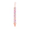 Picture of Nuby Pacifinder Baby Pacifier Clip - (2-Pack) - Pacifier Holder Clip with Convenient Hook Loop - Flowers and Polka Dots
