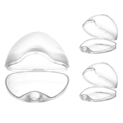 Picture of Accmor Pacifier Case, Pacifier Holder Case, Pacifier Container for Travel, BPA Free, Transparent, 3 Pack