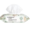 Picture of The Honest Company Clean Conscious Multi-Use Wipes | Hypoallergenic + Unscented for Sensitive Skin | Over 99% Water, Compostable, Plant Based, Baby Wipes | Geo Mood, 60 Count