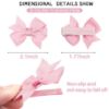 Picture of CÉLLOT Hair Clips for Girls - 20PCS Fully Lined Hair Bows Alligator Clips for Toddlers, Kids, Infants, and Babies
