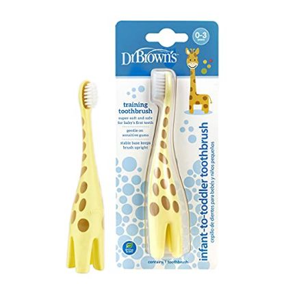 Picture of Infant-to-Toddler Toothbrush, Giraffe Special 2 Pack