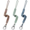 Picture of Silicone Pacifier Clip, Seposeve Pack of 3 Baby Pacifier Teether Clip with 4 Texture, Soft Flexible Silicone Pacifier Leashes & Cases for Boy and Girl, Keeps Pacifier Clean, Green Brown Blue