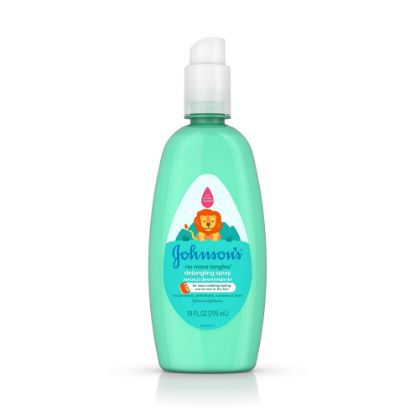 Picture of Johnson's No More Tangles Toddler & Kids Detangling Spray to Unlock Knots in Hair, Hypoallergenic & Paraben-Free, No More Tears Tear-Free Formula For Wet or Dry Hair, 10 fl. oz