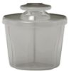 Picture of Dr. Brown's Baby Formula Dispenser with Snap-On Lid for On-the-Go Feedings,Milk Powder Dispenser for Traveling with Infant,Gray