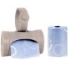Picture of Ubbi Retractable On-the-Go Bag Dispenser for Baby Travel, Diaper Bag Accessory Must Have for Newborns, Helpful Baby Accessory, Taupe