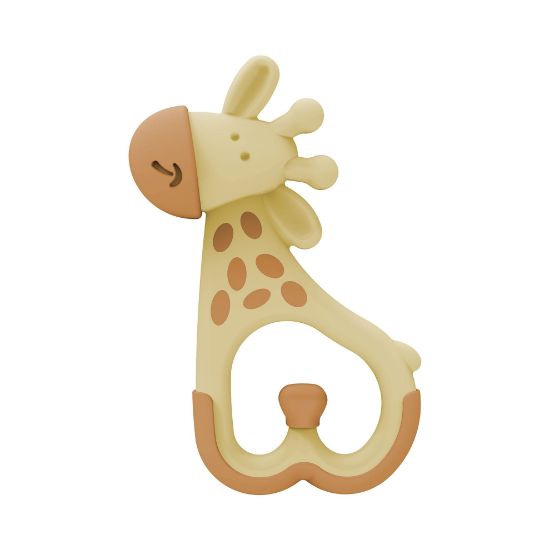 Picture of Dr. Brown's Ridgees Giraffe, Massaging Baby Teether, Designed by a Pediatric Dentist, BPA Free, 3m+