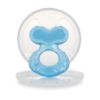 Picture of Nuby Silicone Teethe-eez Teether with Bristles, Includes Hygienic Case, Blue