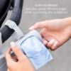 Picture of Ubbi Retractable On the Go Bag Dispenser for Travel, Diaper Bag Accessory Must Have for Newborn, Helpful Item, Baby Gift, Lavender Scented, Gray