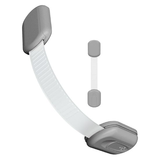 Picture of Baby Proofing Child Safety Locks (2 Pack) by Skyla Homes - The Safest, Quickest and Easiest 3M Adhesive Cabinet Latches, No Screws & Magnets, Multi-Purpose for Furniture, Kitchen, Ovens, Toilet Seats