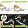 Picture of Baby Proofing Child Safety Locks (2 Pack) by Skyla Homes - The Safest, Quickest and Easiest 3M Adhesive Cabinet Latches, No Screws & Magnets, Multi-Purpose for Furniture, Kitchen, Ovens, Toilet Seats