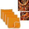 Picture of Synrroe Muslin Burp Cloths Large 20 by 10 Inches 100% Cotton 6 Layers Extra Absorbent and Soft (Pumpkin)