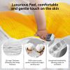 Picture of Synrroe Muslin Burp Cloths Large 20 by 10 Inches 100% Cotton 6 Layers Extra Absorbent and Soft (Pumpkin)