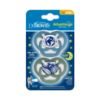 Picture of Dr. Brown's Advantage Glow-in-the-Dark Baby Pacifier, Fully Symmetrical Soother with Soft Silicone Bulb, Blue Nature, 6-18m, BPA Free, 2 Pack