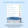 Picture of Amazon Brand - Mama Bear Diaper Pail Refills for Genie Pails, Unscented, 270 Count (Pack of 1)