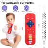 Picture of Chuya Remote Teethers Silicone Baby Teething Toys, TV Remote Teether Toy Red
