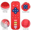 Picture of Chuya Remote Teethers Silicone Baby Teething Toys, TV Remote Teether Toy Red
