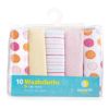 Picture of Spasilk Baby 10 Pack Soft Terry Bath Washcloth Wipes