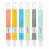 Picture of Babygoal Neutral Pacifier Clips, 6 Pack Paci Holder Clips for Boys and Girls Fits for Most Baby Pacifier, Binky Styles,Teethers and Toys 6PS10