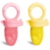 Picture of Munchkin Baby Feeder for Fresh Food and Fruit, 2 Pack, Coral/Yellow