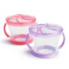 Picture of Munchkin® Snack Catcher® Toddler Snack Cups, 2 Pack, Pink/Purple