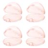 Picture of Accmor Pacifier Case, Pacifier Holder Case, Pacifier Container for Travel, BPA Free,Transparent Pink, 4 Pack