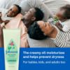 Picture of Johnson's Skin Nourish Creamy Oil, Aloe Scent & Vitamin E, Creamy Oil Helps Prevent Dryness & Moisturizes Baby's Delicate Skin for 24 Hours, Hypoallergenic & Non-Greasy, 8 fl. oz